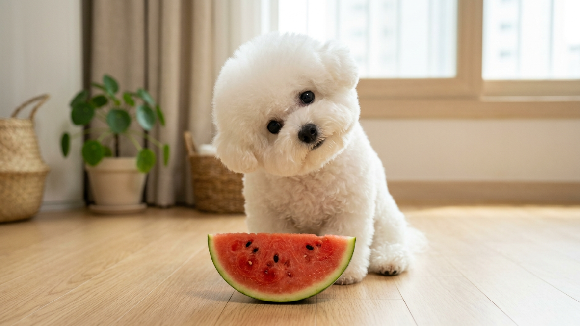 강아지 수박