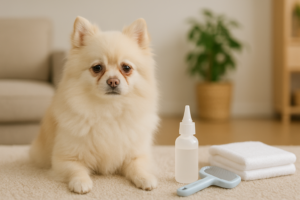 博美犬泪痕：常见原因及居家观察要点